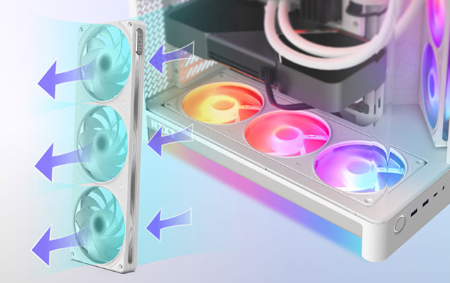 NZXT F120/140/360/420 Black/White RGB Case Fans
