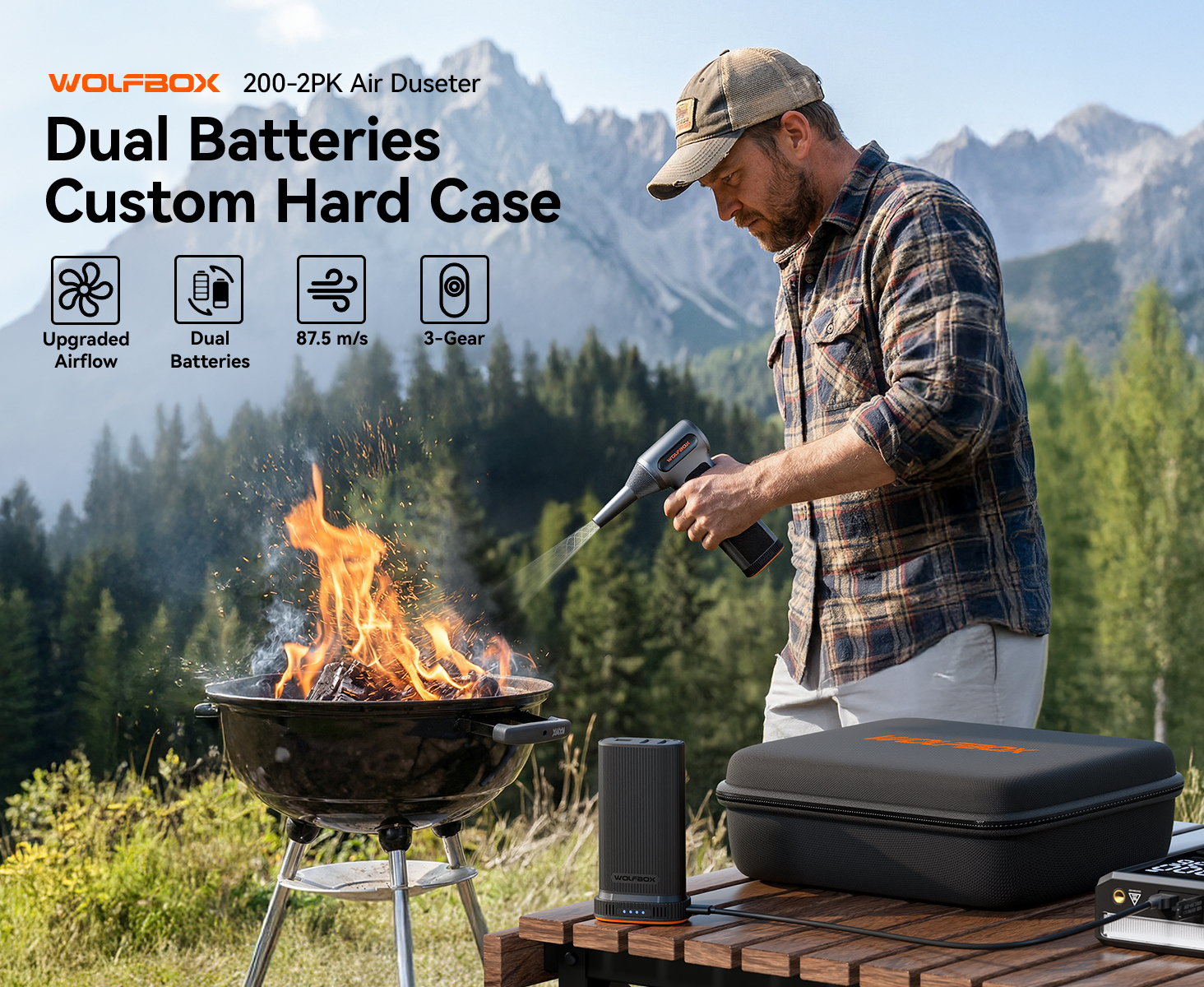 Dual Batteries Custom Case