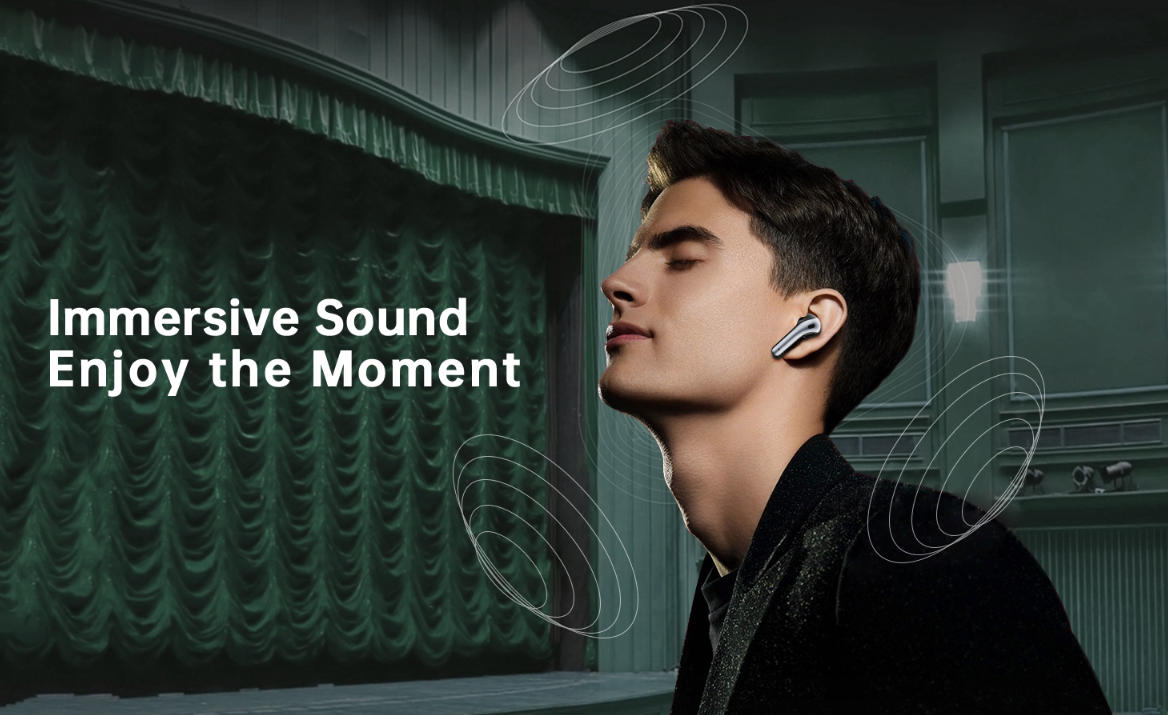 Enjoy Heavy bass, crisp highs, and immersive stereo sound