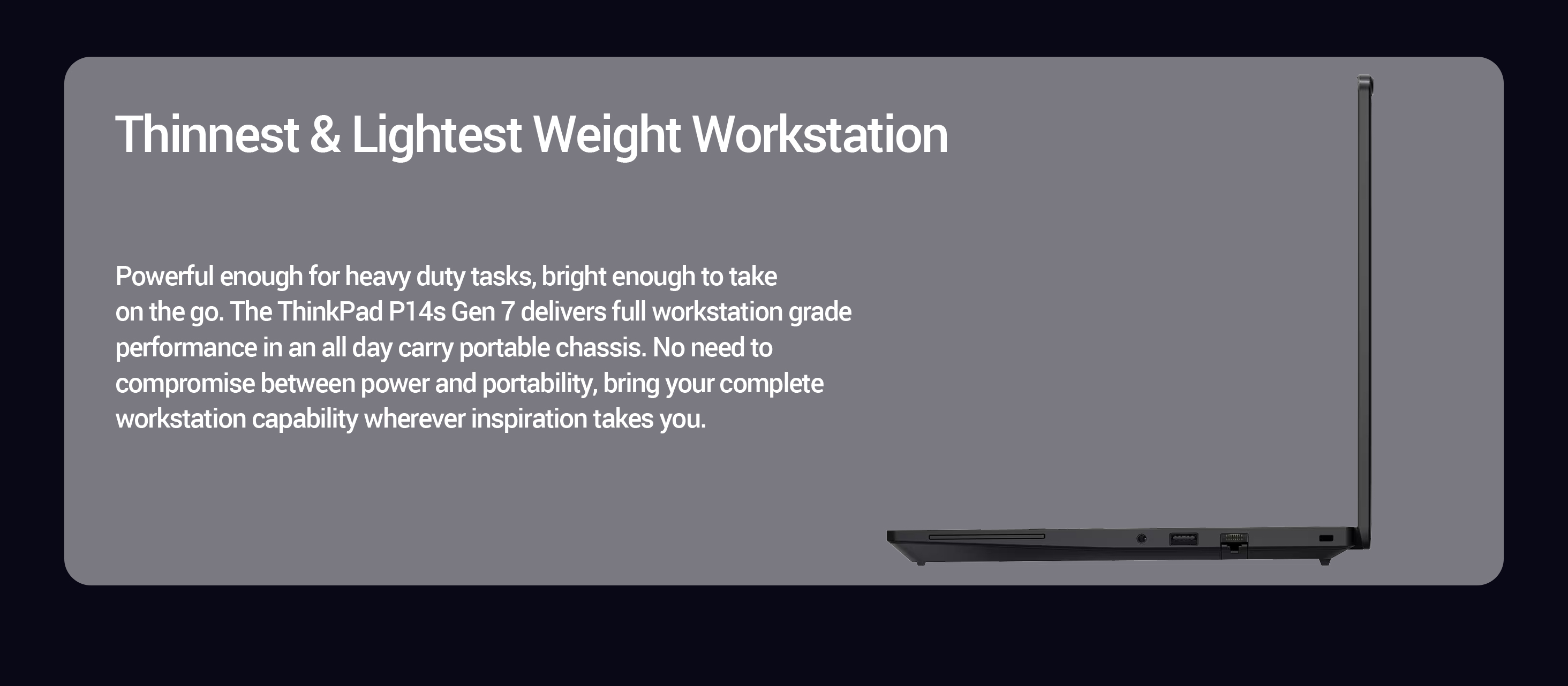 Lenovo ThinkPad P14s Gen 7 Business Laptop