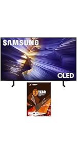 Samsung QN42S90F Smart TV with 2 Year Amber Protection and Screen Cleaner