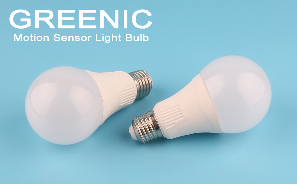 GREENIC Bombillas LED con sensor de movimiento radar, 3000 K, blanco  cálido, 15 W (equivalente a 100 W), bombillas LED E26 A21 activadas por