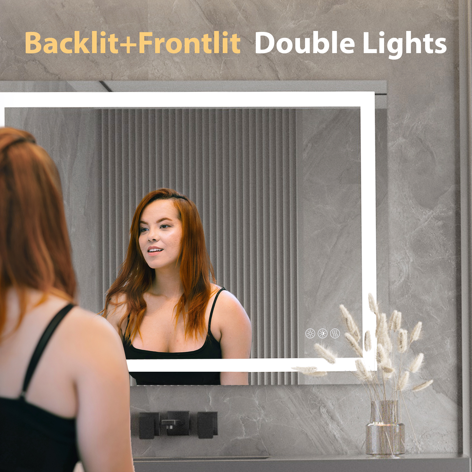 LED Bathroom Mirror With Lights