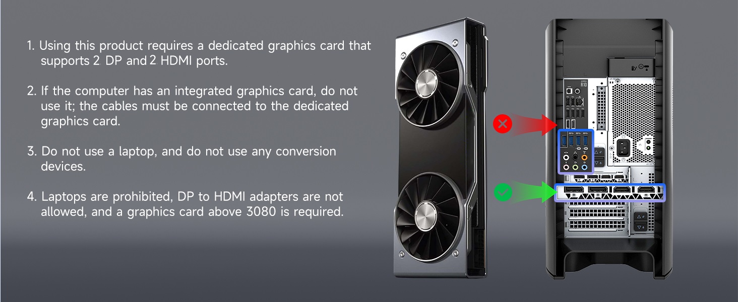 2 HD-MI + 2 DP Quad Monitor KVM Switch 4 Monitors 2 Computers 2K144Hz/4K@120Hz,4 Monitors KVM Switch
