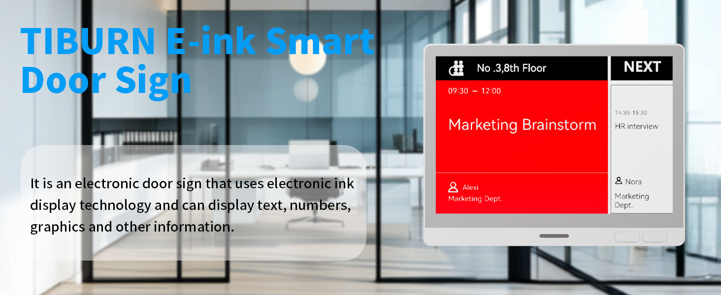 E-Ink Smart Door Sign