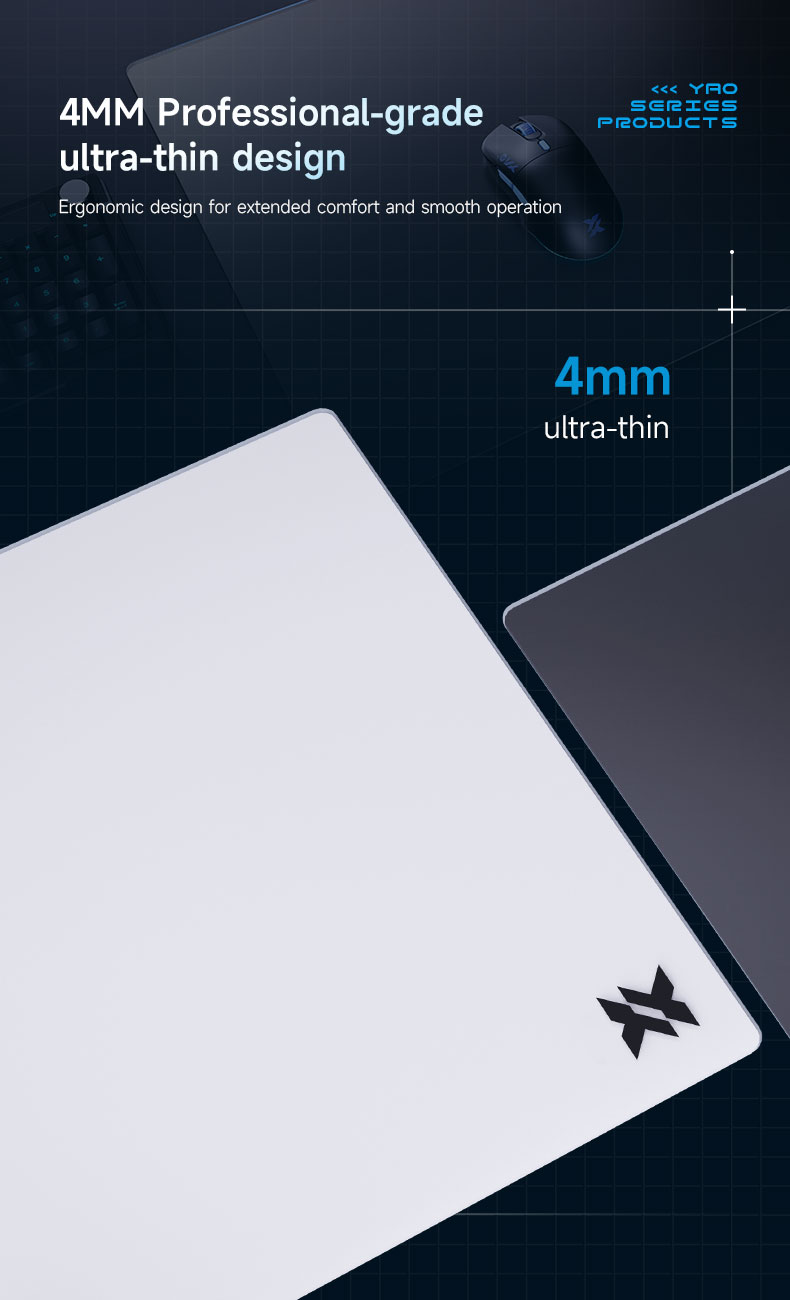 tempered glass Gaming Mouse Pad&Professional Large Mouse Mat &DIY