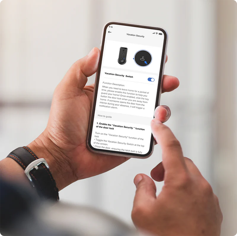 Lockin Veno Pro Palm Vein Video Smart Lock