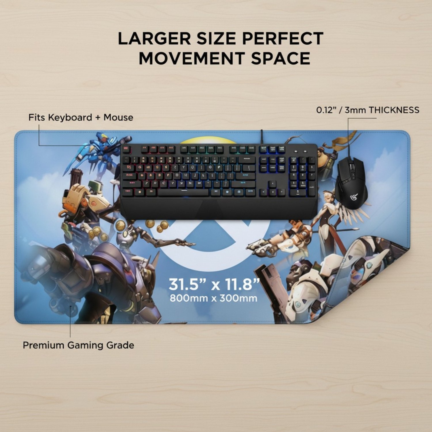 Overwatch mouse pad xxl mousepad xl mousepad gaming mousepad large mouse pad