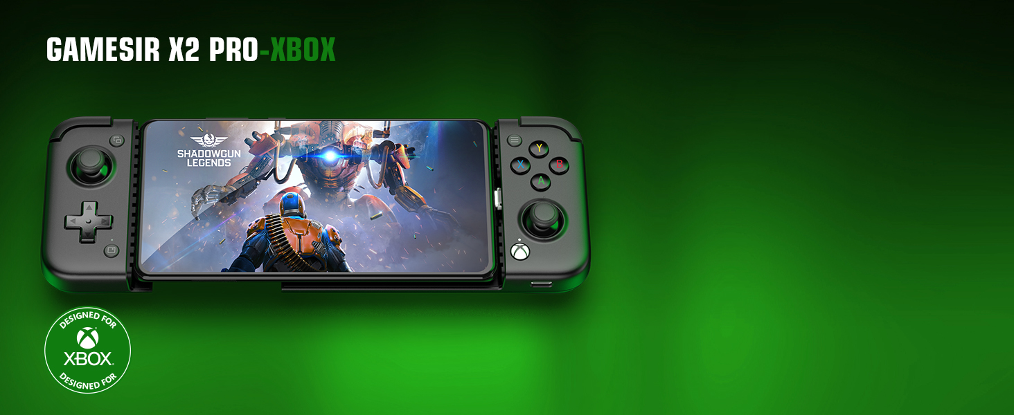 GameSir X2 Pro Mobile Gamepad for Android Phone [OFFICIALLY LICENSED BY XBOX]  Midnight Black 