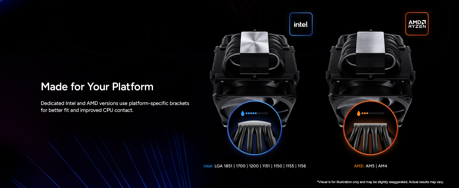 Cooler Master V8 ACE 3DHP AMD CPU Air Cooler