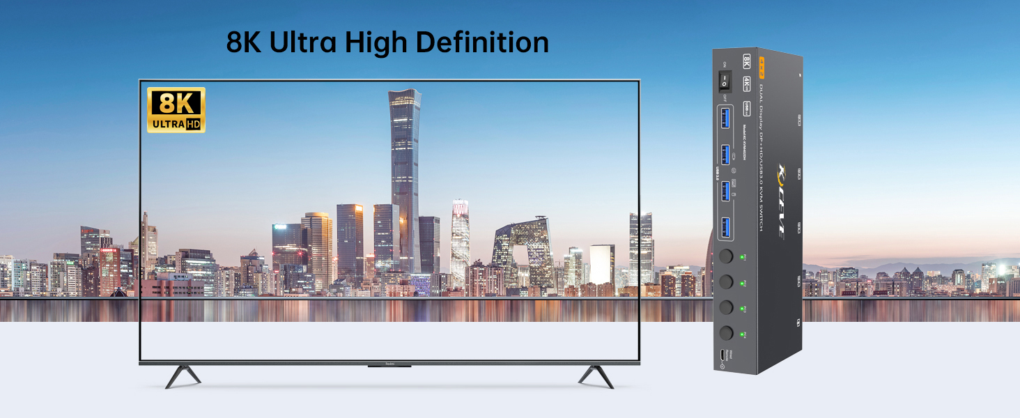 Supports 8K resolution