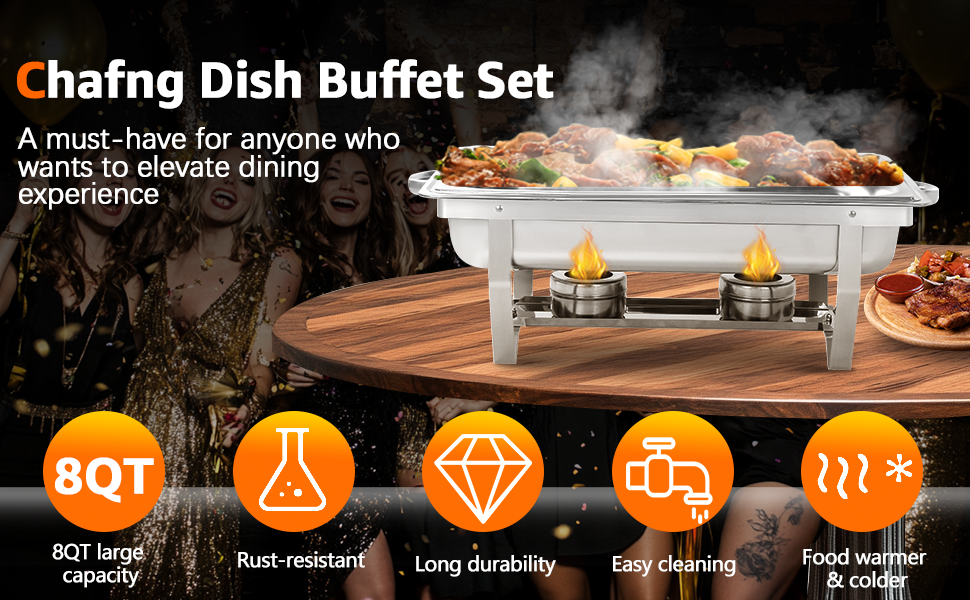 Chafing dish buffet set