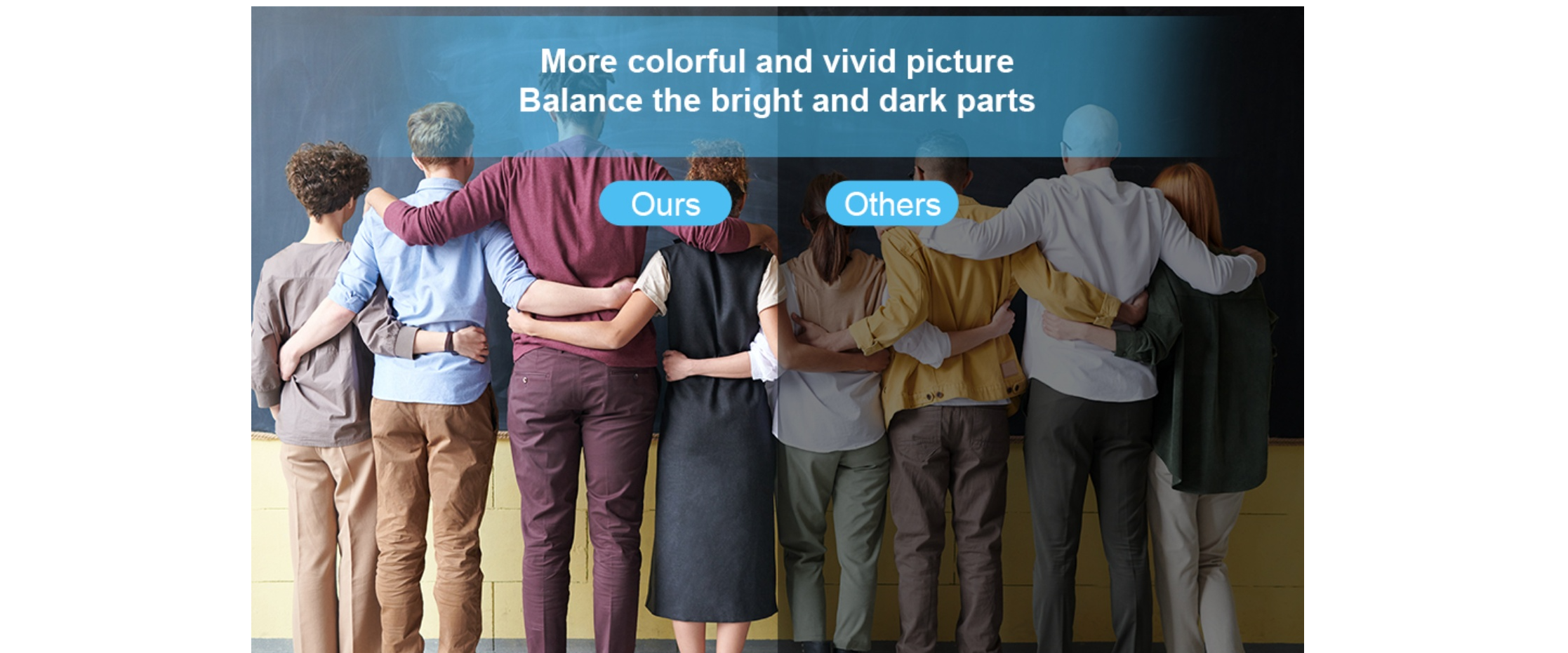 INMISS webcam true-to-life color, balanced brightness, rich contrast