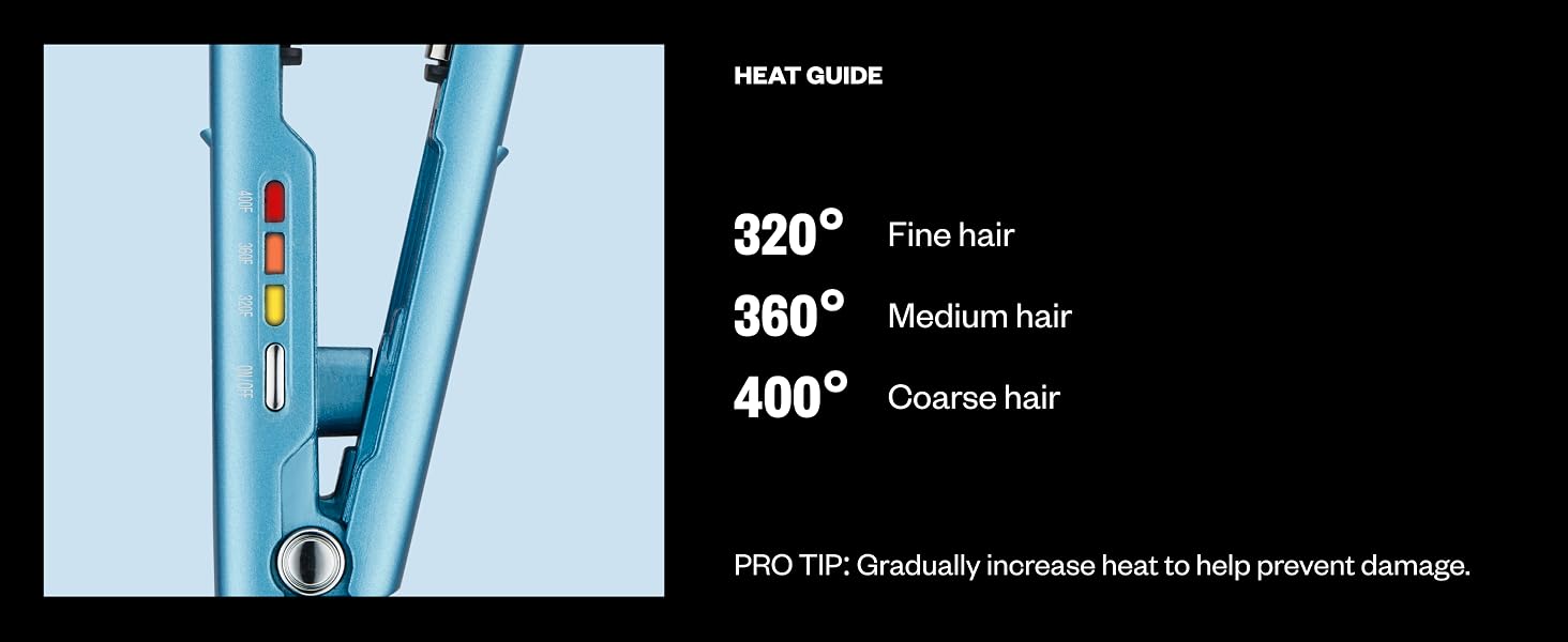 BaBylissPRO BNTC4072T Nano Titanium 1-inch Compact Ultra-Thin Flat Iron