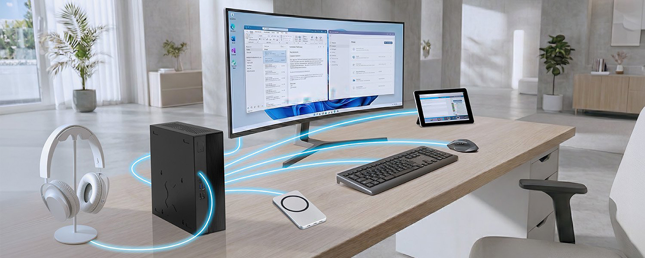 ASRock DeskSlim X600W Barebone System