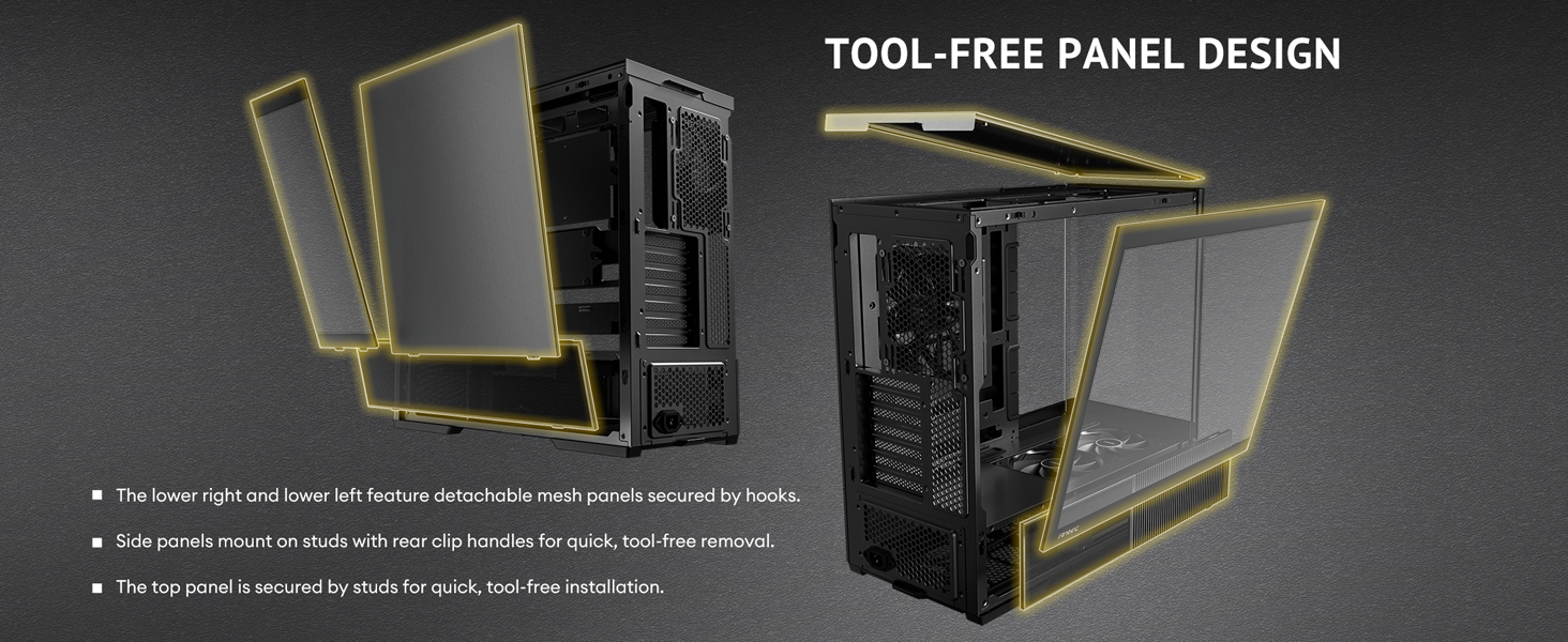  Antec C6 Curve Air Mid-Tower Case