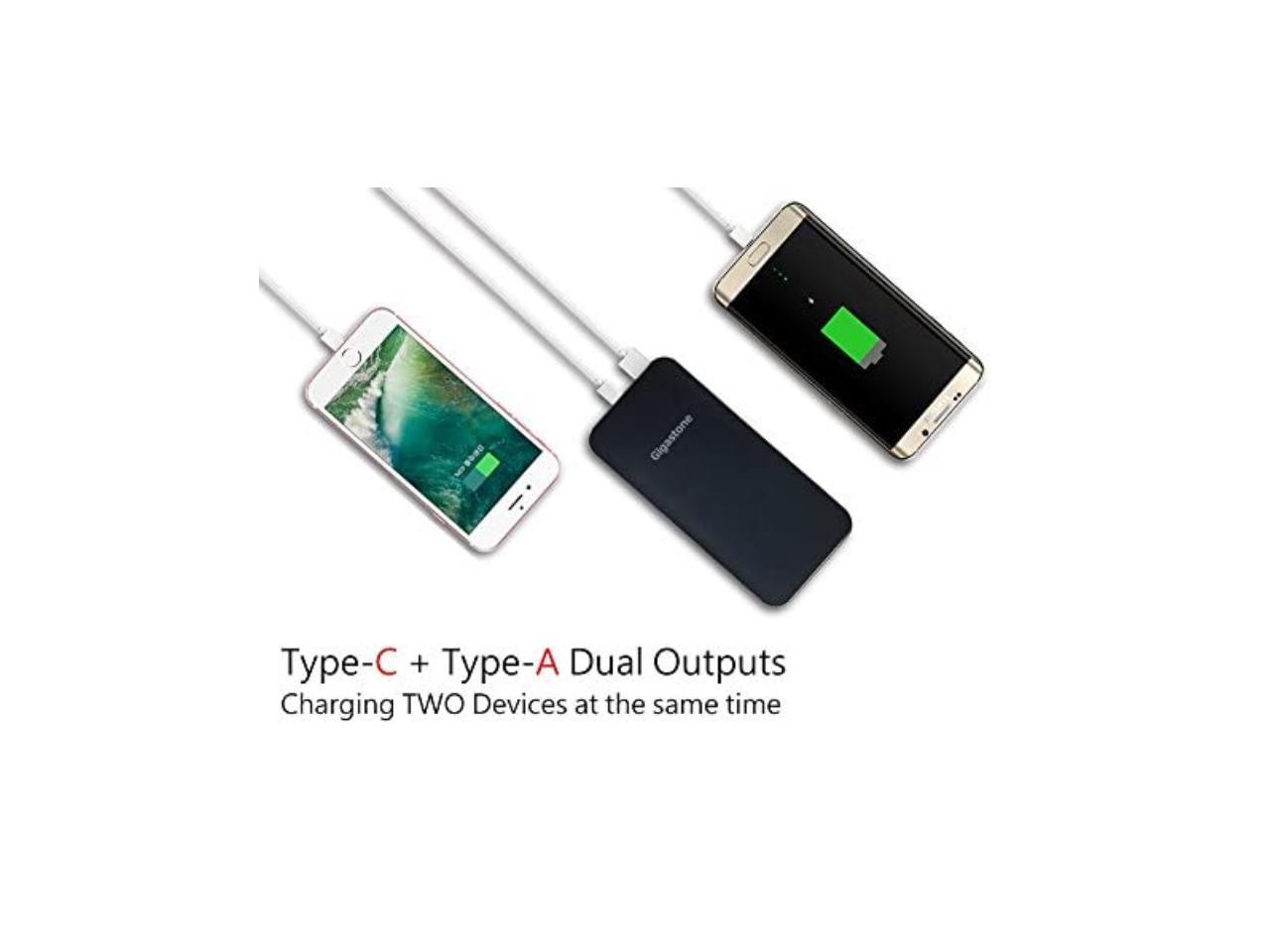 TYPE-C + TYPE-A DUAL OUTPUTS