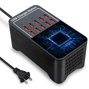 Intelligently Chip 25 Port usb charging station Built-in PWM power management chip, intelligently ad