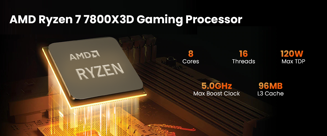 AMD Ryzen 7 7800X3D Gaming Processor features