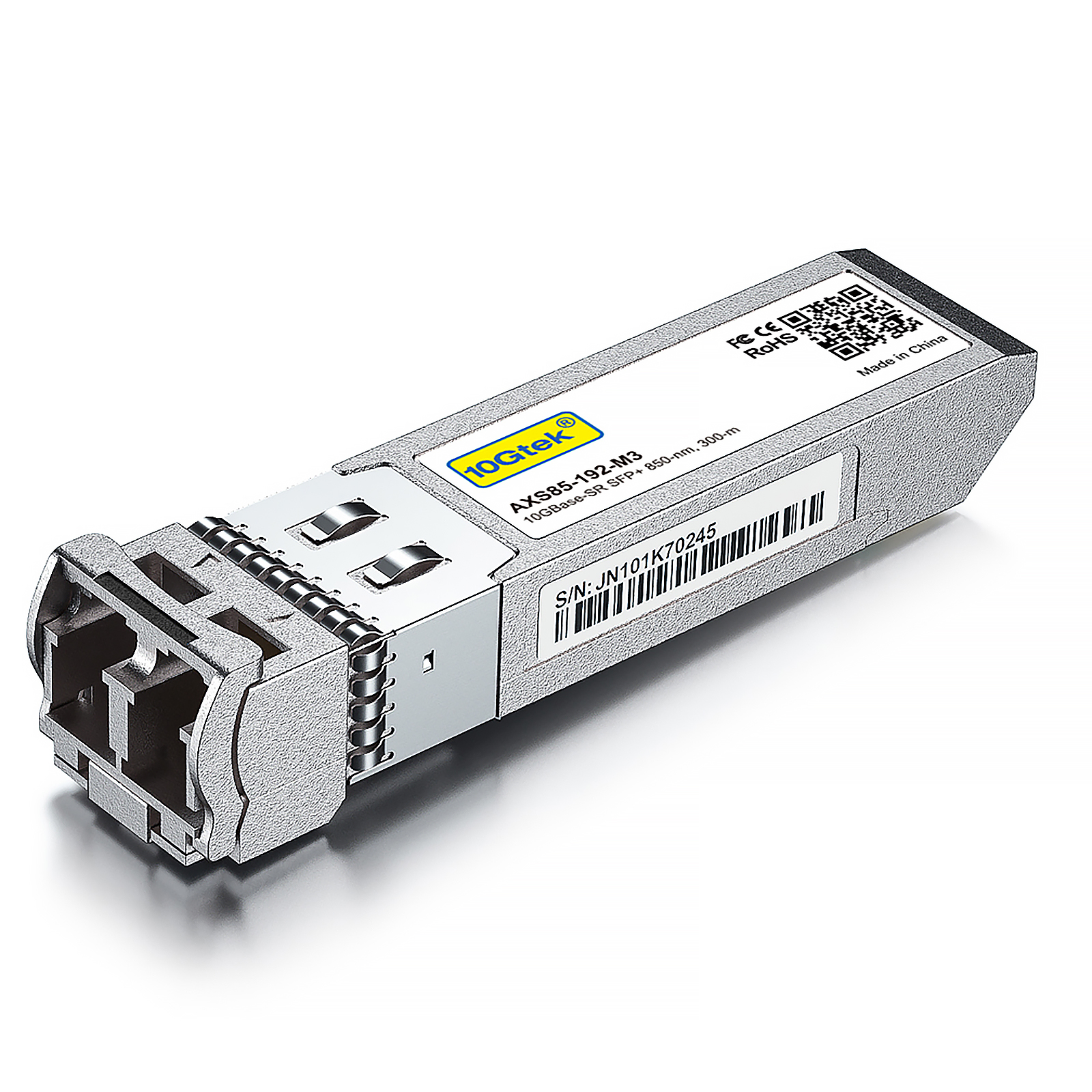 10GBase-SR SFP+ Transceiver, 850nm MMF, up to 300 Meters, Compatible with  Cisco SFP-10G-SR, Meraki MA-SFP-10GB-SR, Ubiquiti UniFi UF-MM-10G,  Fortinet,