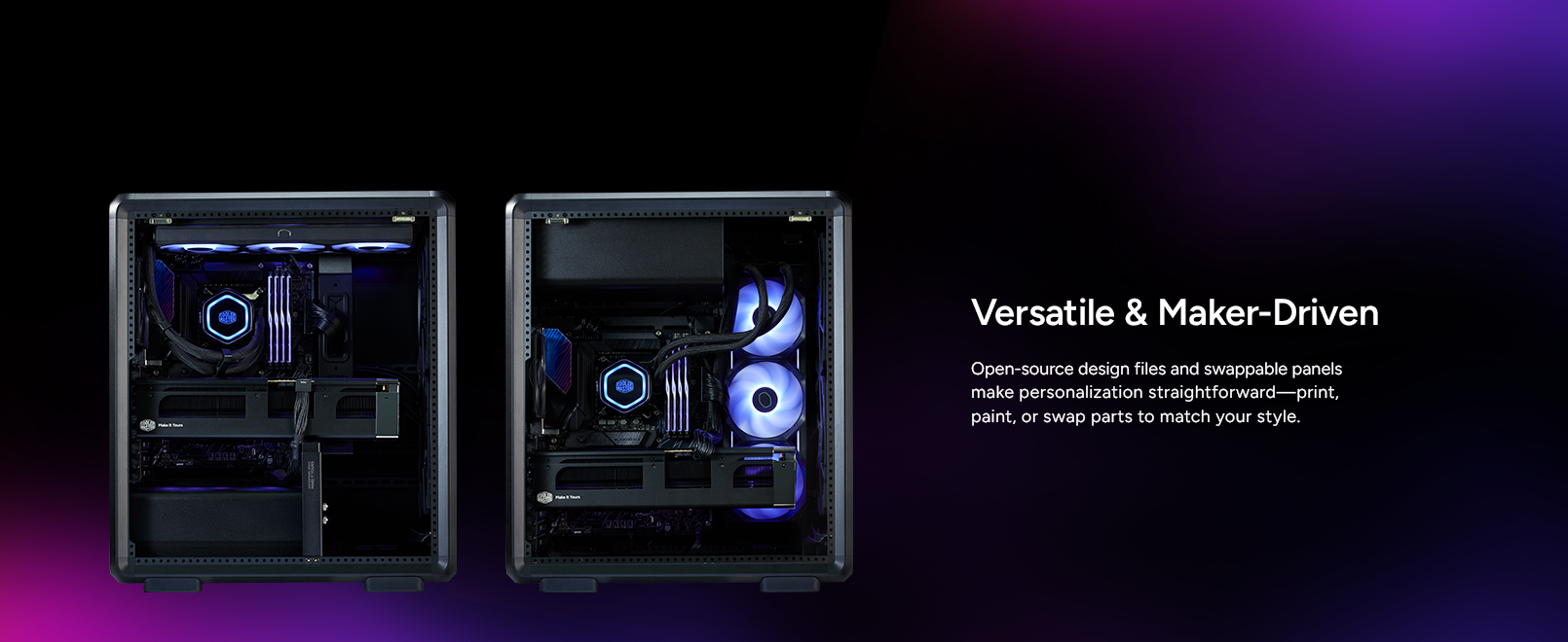 Cooler Master MasterFrame 500 Mesh Black ATX Mid-Tower PC Case