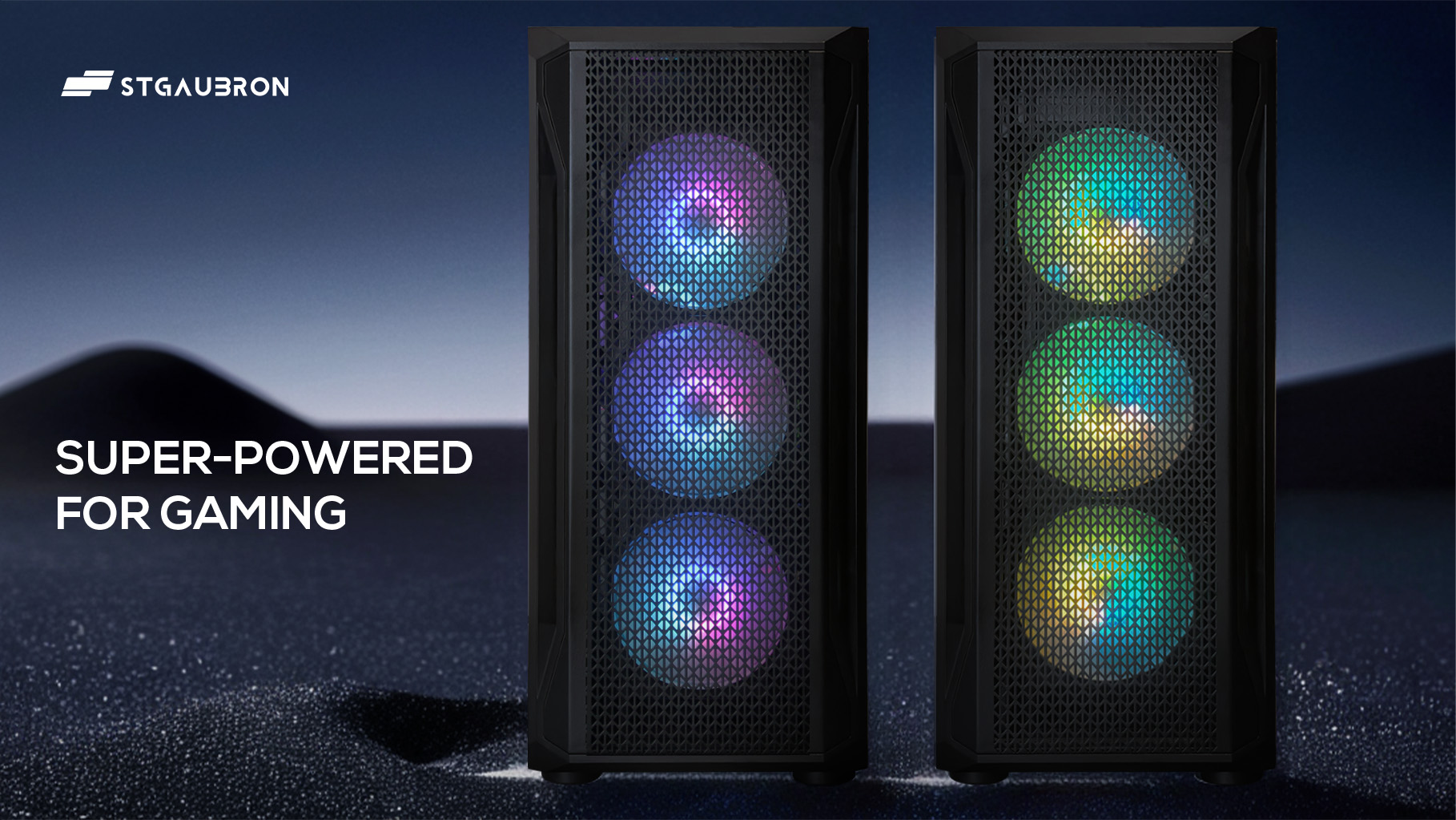 3.Elevate Your Gaming Vibe: Encased in a high-quality PC tower with captivating style and vibrant RG