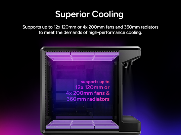 Cooler Master MasterFrame 360 Stage Mirror ATX Mid-Tower PC Case