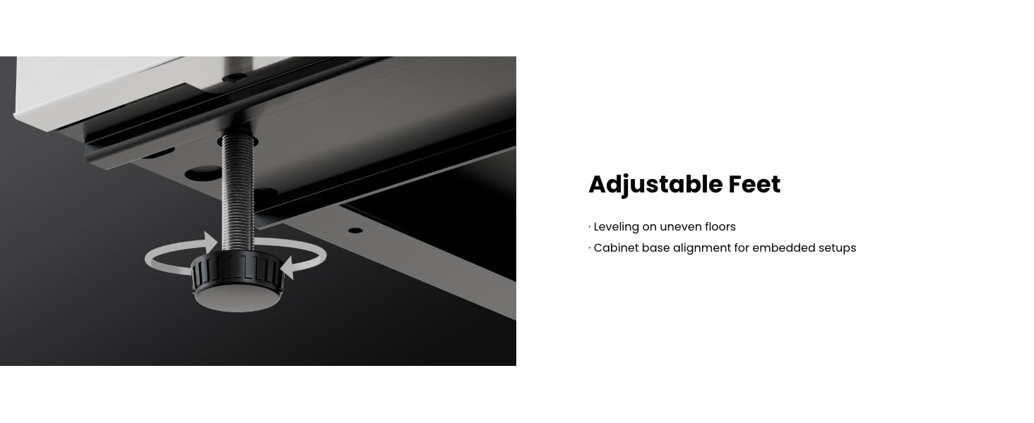 adjustable feet