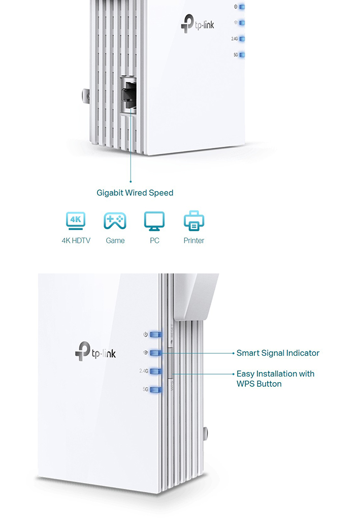 TP-Link RE605X AX1800 Wi-Fi 6 Range Extender