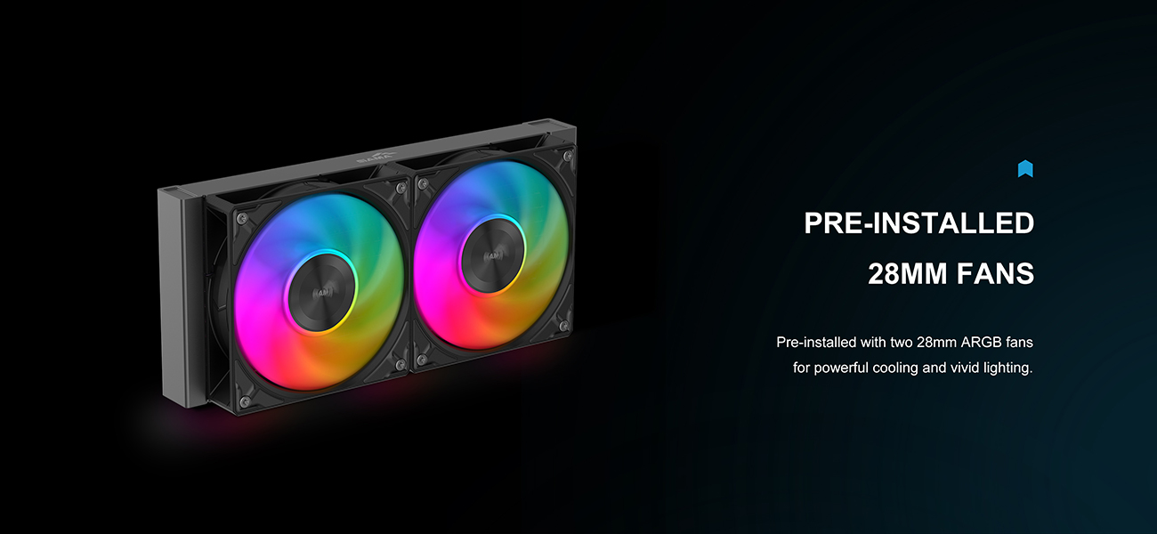 SAMA L50 240mm Liquid CPU Cooler AIO Cooler Black