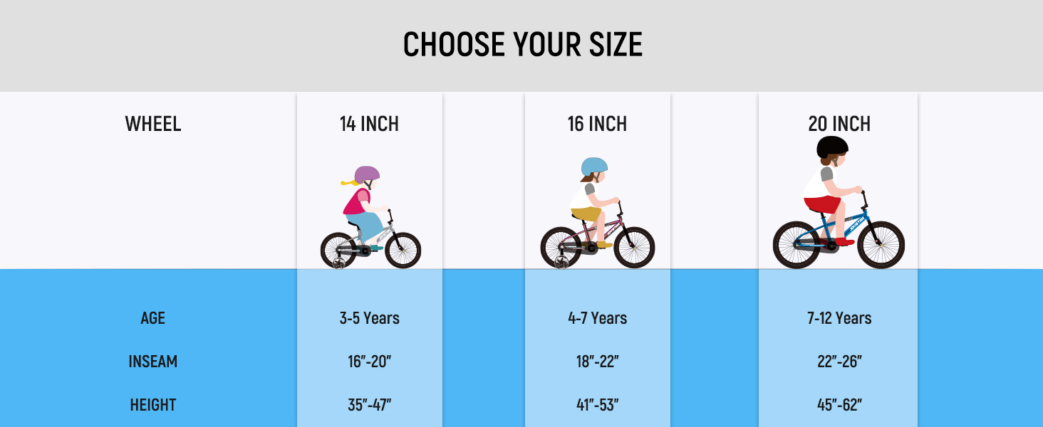 kids bike kids bmx children bike boys girls children 16Inch 20Inch