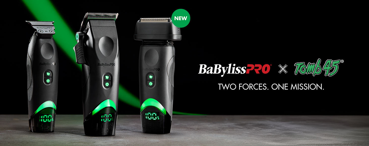 BaBylissPRO FXT45C x Tomb45 Wireless-Charging Hair Clipper for Men