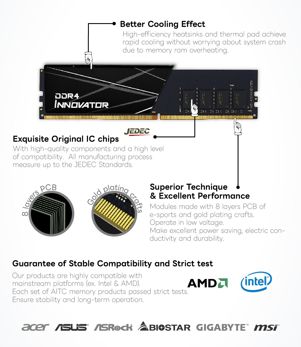 DDR4, 16GB, UDIMM, XMP, GAMING