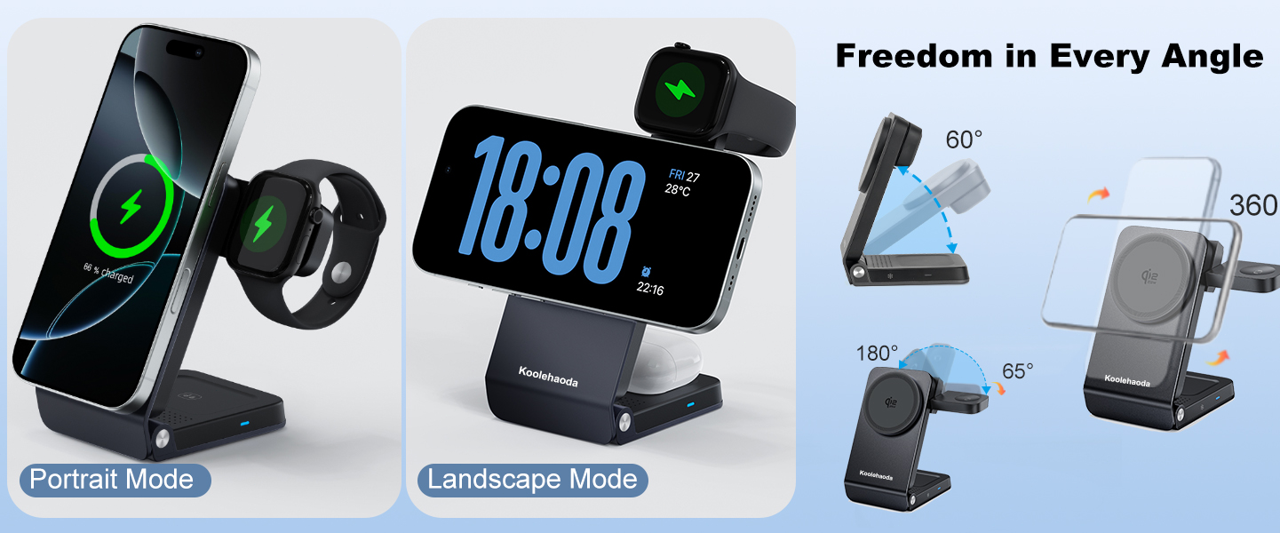 25W Fast Wireless Charging Station
