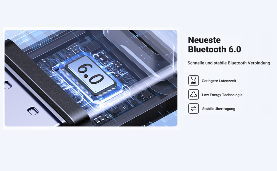 USB Bluetooth 6.0 Adapter for PC, 150m Long Distance Bluetooth Stick USB Bluetooth Dongle BT6.0 EDR