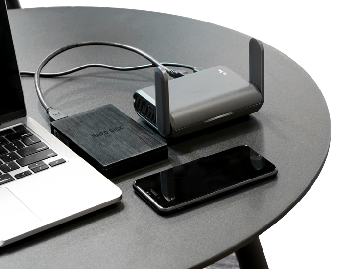 GL.iNet GL-AXT1800 Slate AX Pocket-Sized Wi-Fi 6 Travel Router 