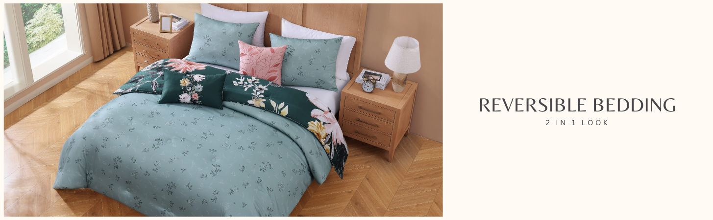 Wild Flowers on Teal