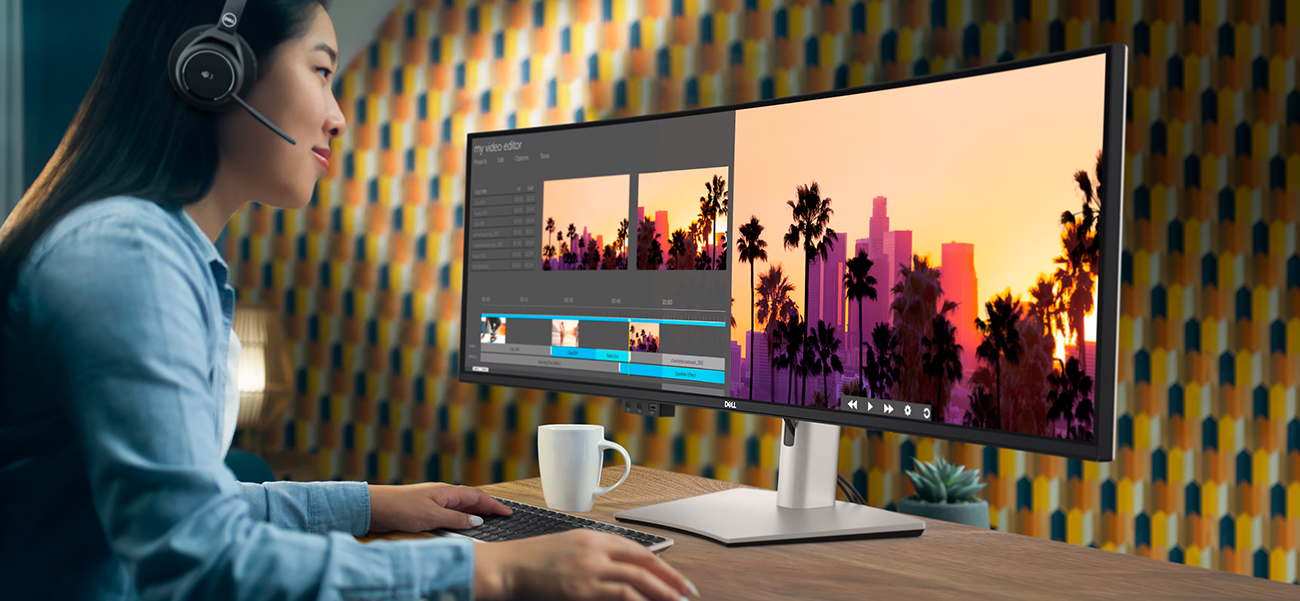 Dell U4924DW UltraSharp 49 Curved USB-C Hub Monitor