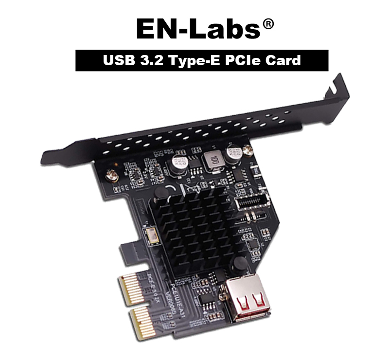 thumbnail image 2 of BEYIMEI PCIE USB3.2 GEN1 Type-E Expansion Card, PCI Express 1X To 2 of 14