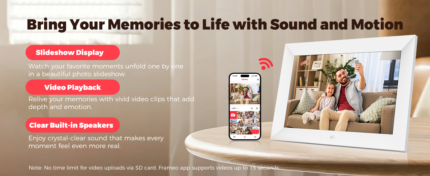BringYour Memories to Life with Sound and Motion