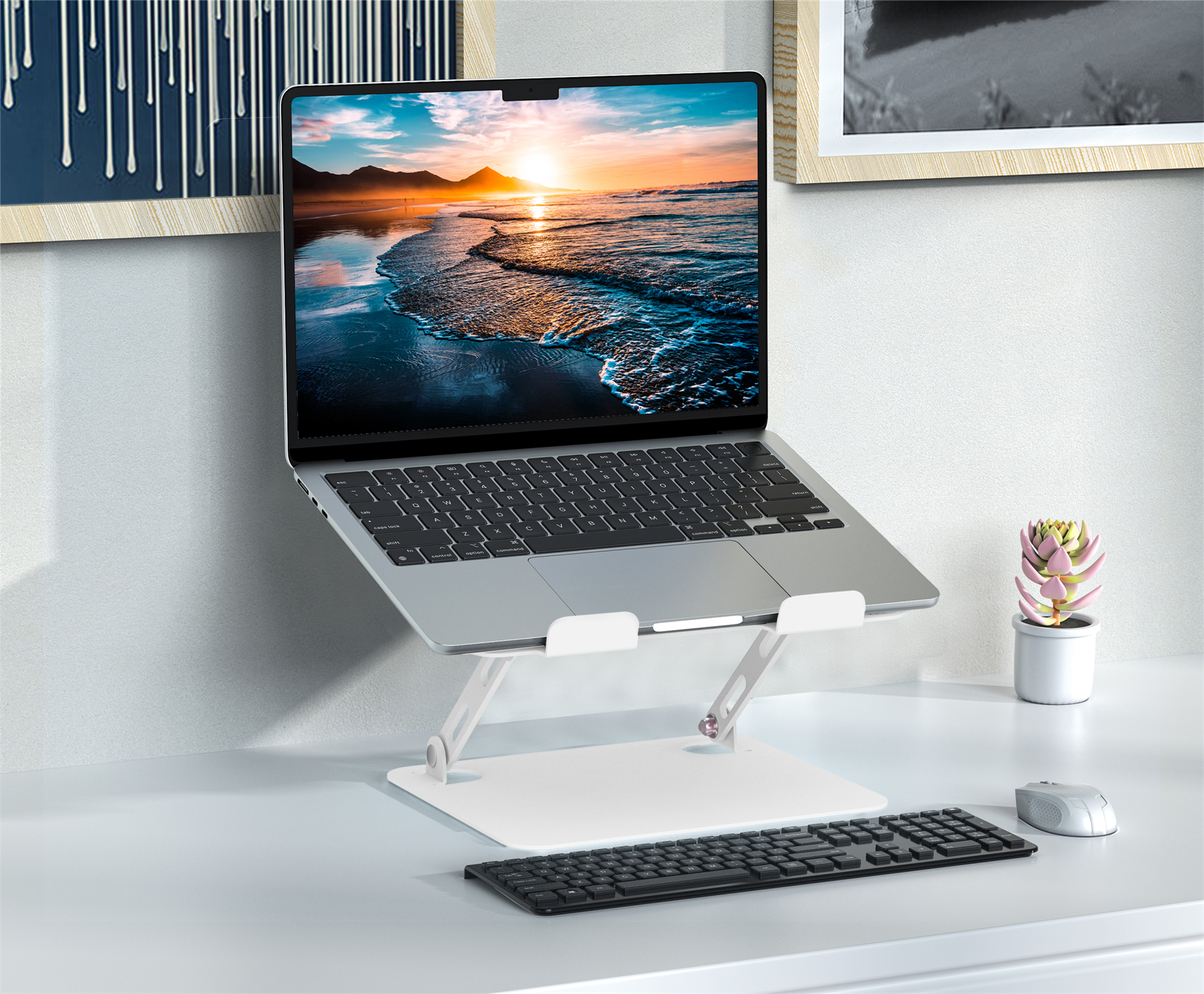 Adjustable & Foldable Laptop Stand for Desk