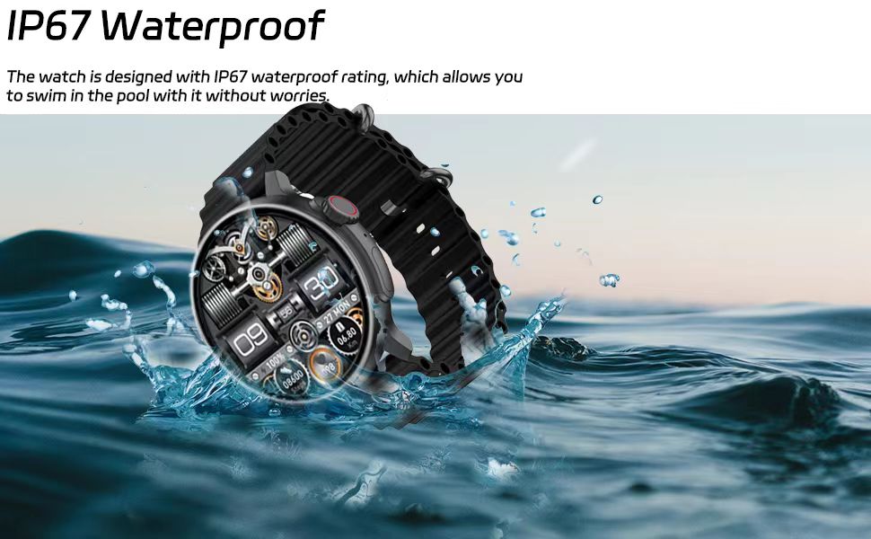 Smart Watch with  IP67 Waterproof