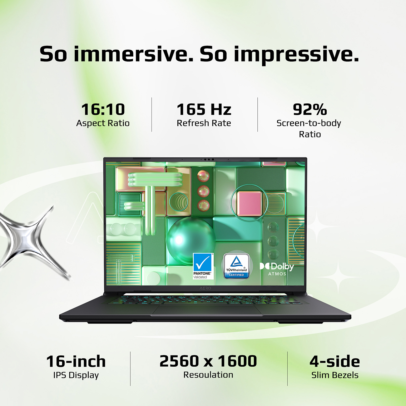 GIGABYTE AERO X16 Copilot+ Laptop PC