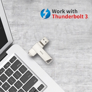 SSK 64GB USB C Flash Drive Dual Drive 2 in 1 OTG USB A 3.2 + Type C Memory  Stick Thumb Drive, Thunderbolt Pendrive up to 150MB/s Transfer Speed Photo