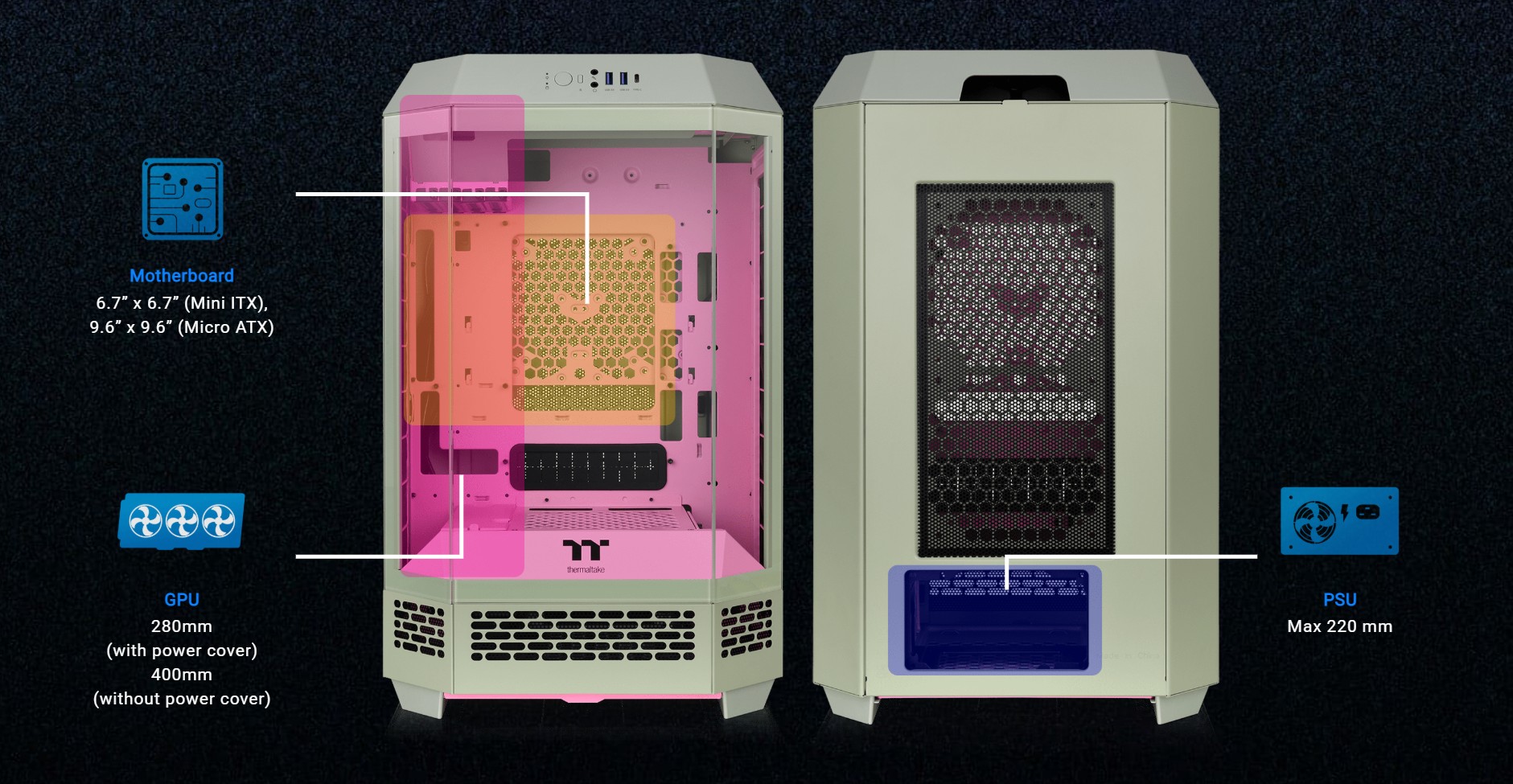 Thermaltake Tower 300 Micro-ATX Case