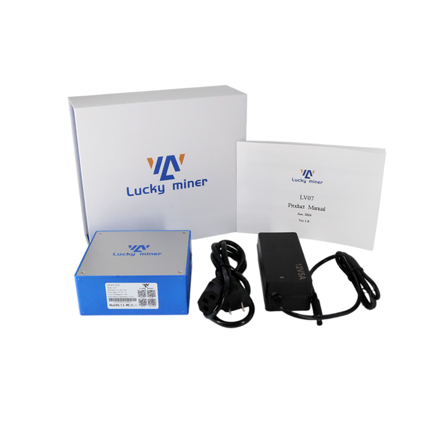 Luckyminer LV07 Desktop Solo Miner box