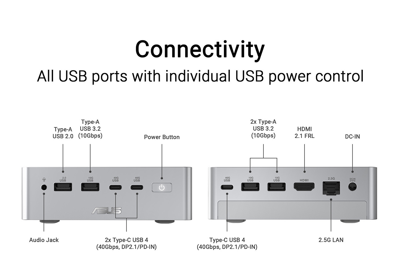 ASUS Ascent QN10 Full System Mini PC