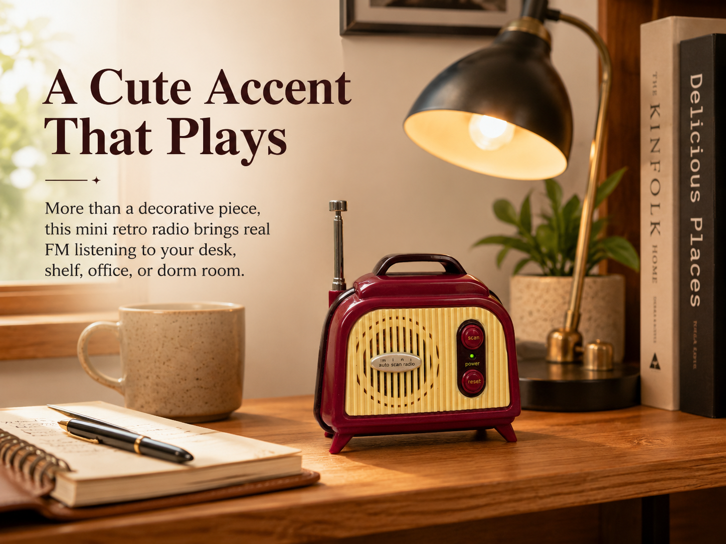 mini retro radio