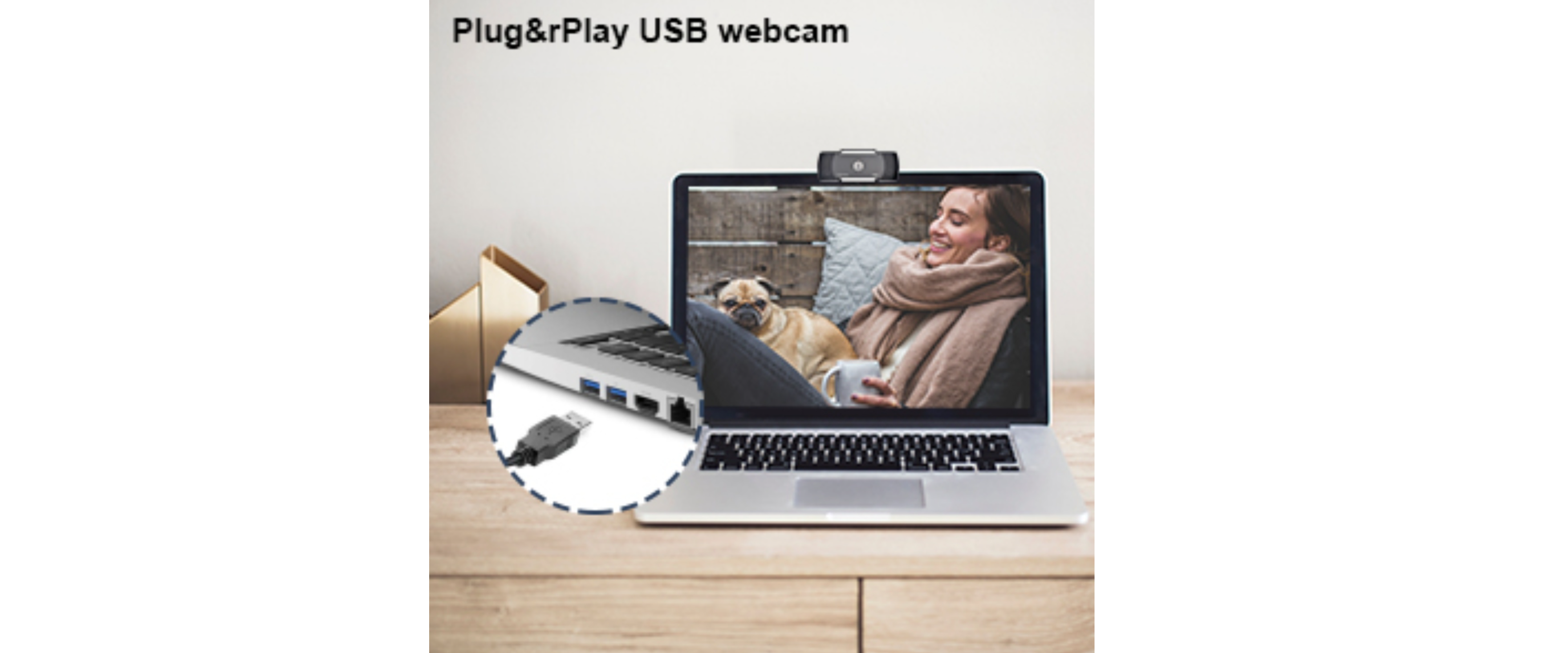 USB plug and play webcam