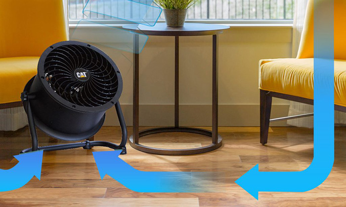 Caterpillar 18-inch High-Velocity Drum Air Circulator Fan